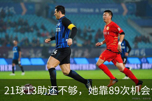 21球13助还不够，她靠89次机会创造拿下第三座金球奖